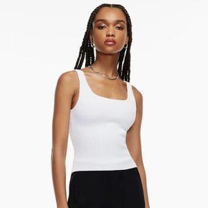 Sculpt Knit Squareneck Tank